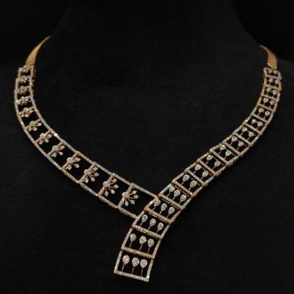 Y Shape Diamond Necklace