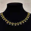 Green Stone Bagavathi Necklace With Pearl Hanging