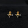 Flower Shape Diamond Second Stud