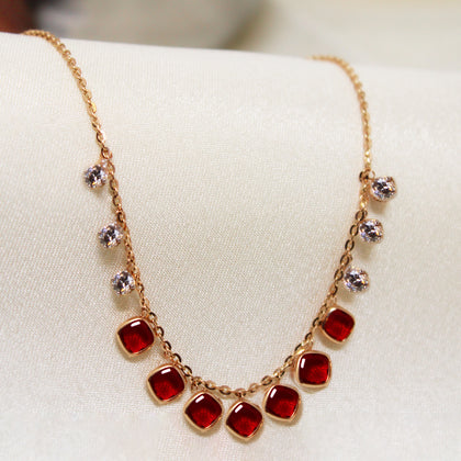 Red Stone Necklace