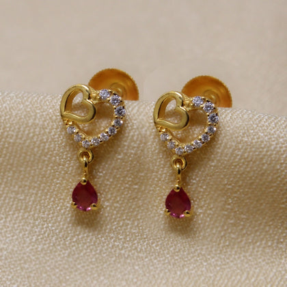 Heart Shape Hanging Earring