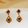 Red Stone Hanging Earring