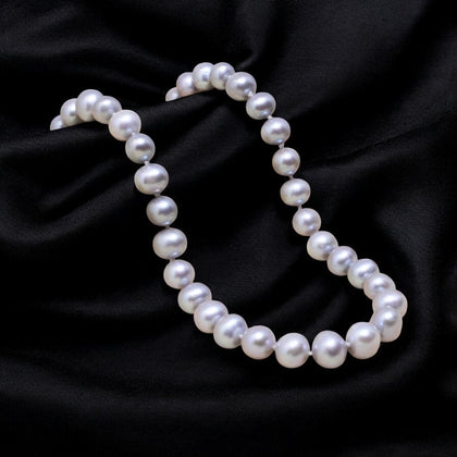 Gray Colour Round Pearl Chain