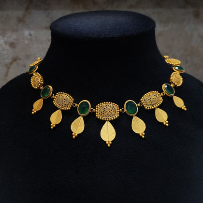 green Stone Necklace
