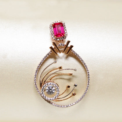 Pink Stone Pendant