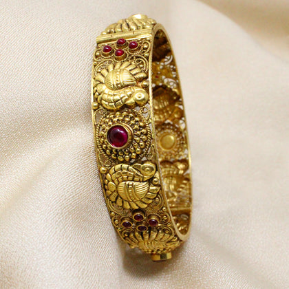 Red Stone Bangle