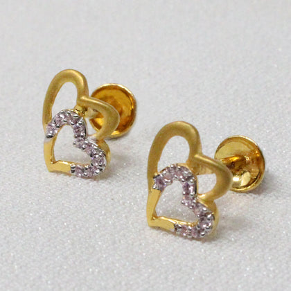 Double Heart Earring