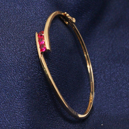 Pink Stone Bangle