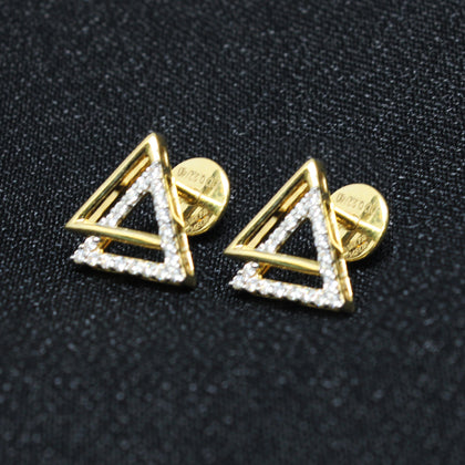 Triangle Diamond Stud