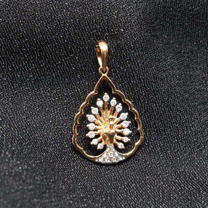 Peacock Diamond Pendant