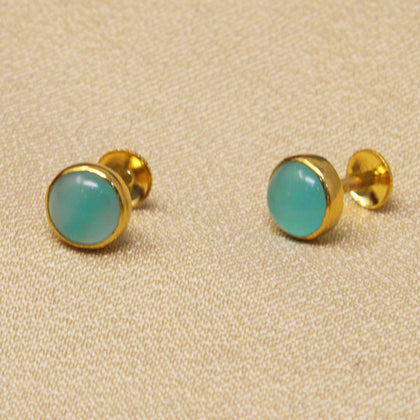 Blue Stone Earring