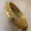 Green Stone Chettinad Bangle