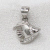 Fish Shape Silver Pendant