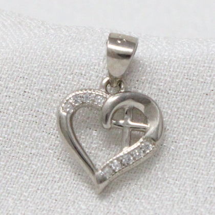 Heart Shape Silver Pendant