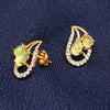 Petal Shape Stone Earring