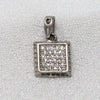 Rectangle Shape Silver Pendant