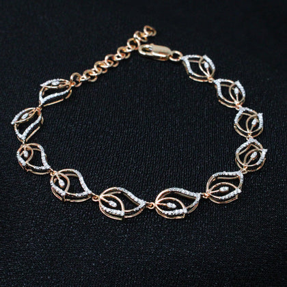 Bud Shape Diamond Bracelet