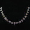 Flower Shape Diamond Necklace