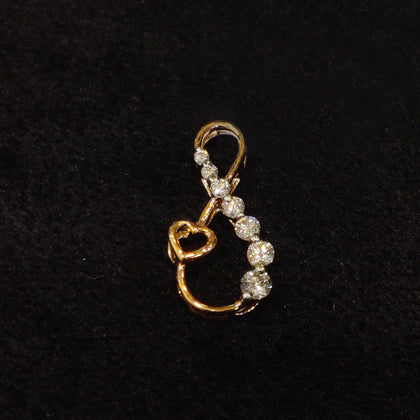 Heart Shape Infinity Pendant