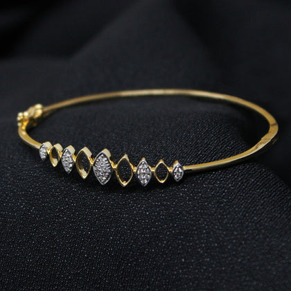 Oval Shape Diamond Bracelet