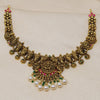 Pearl Hanging Devi Necklace