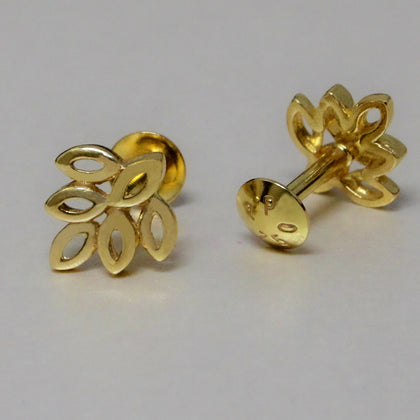 Gold Leaf Stud
