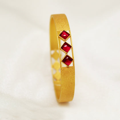 Red Stone Bangle