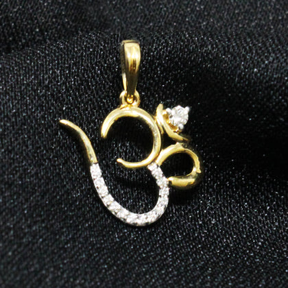 Om Diamond Pendant