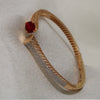 Red Stone Bangle