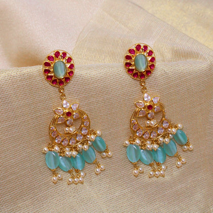 Blue Stone Hanging Earring