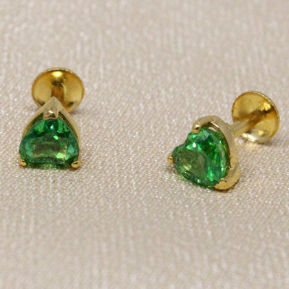 Green Stone Earring