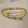 3 Layer Pearl Bangle