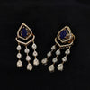 Blue Stone Diamond Earring