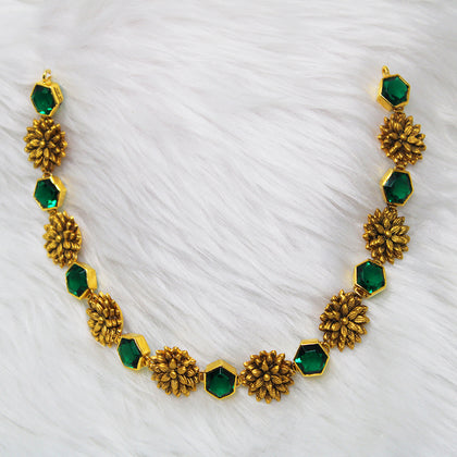 Green Flower Necklace