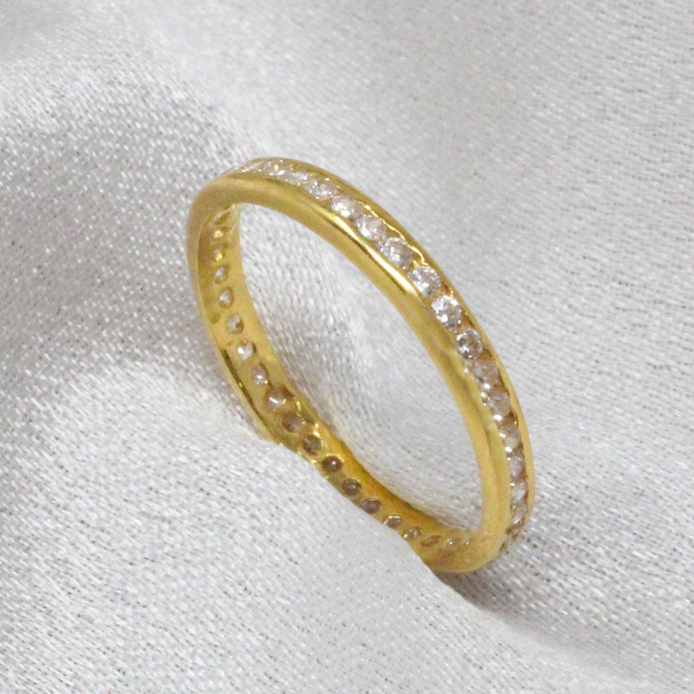 Round Stone Finger Ring