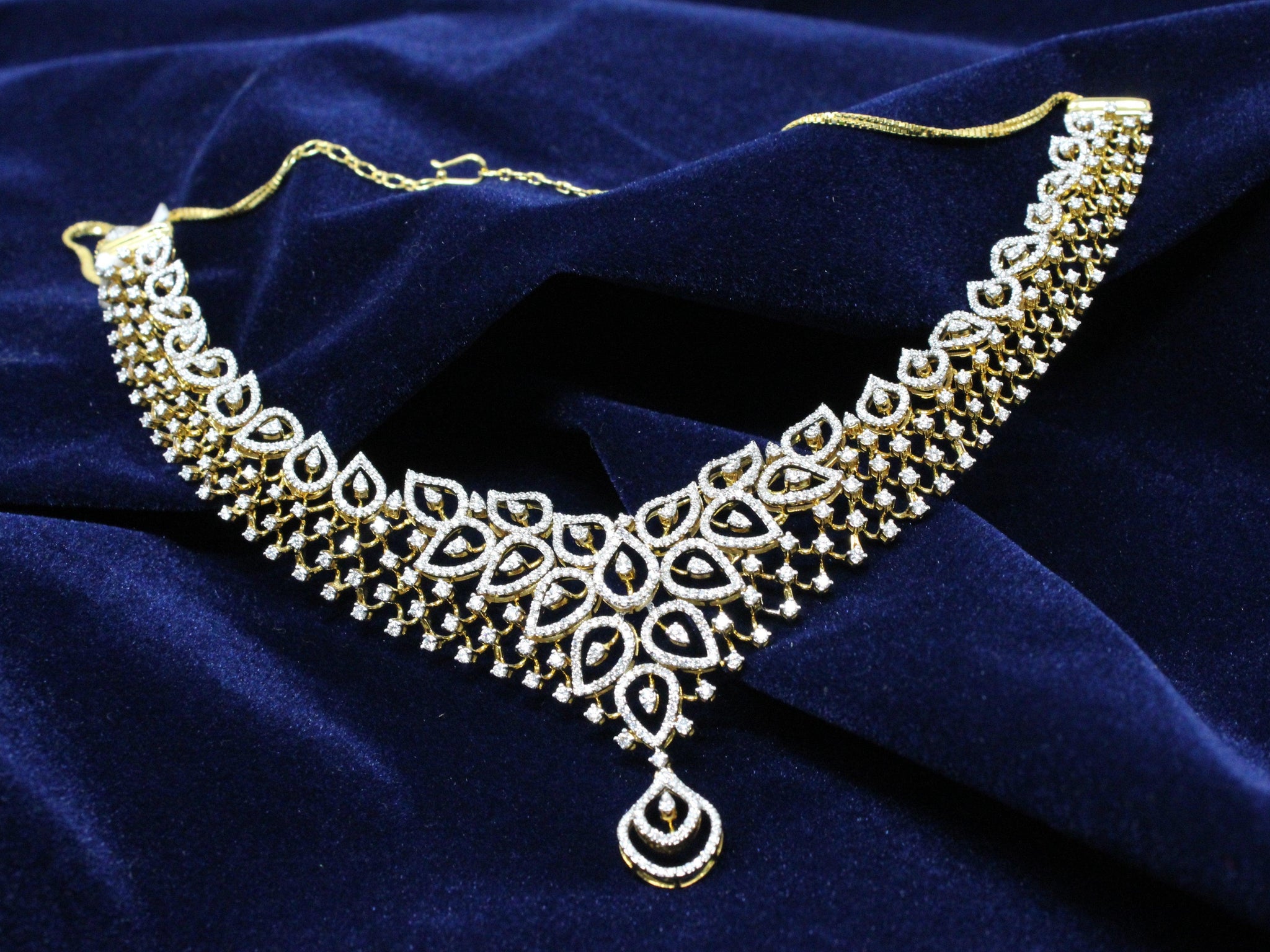 Amazon Malabar Gold And Diamond Choker Necklace Mine Diamond
