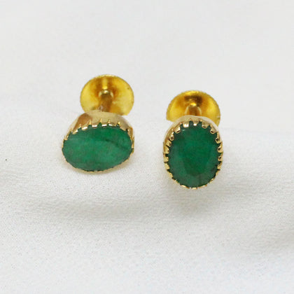 Green Stone Earring