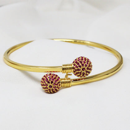 Red Stone Bangle