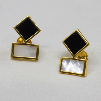 Black & White Earring