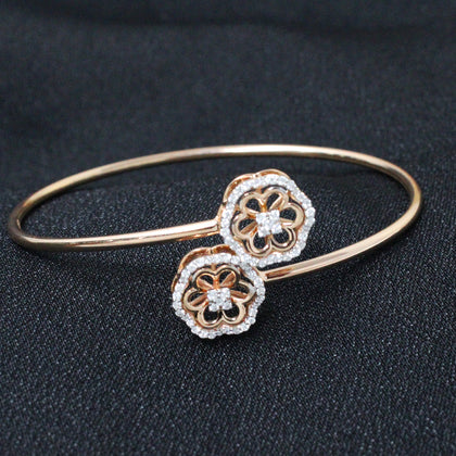 Flower Diamond  Bangle