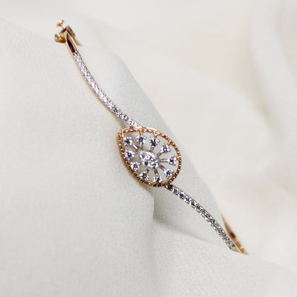 Bud Diamond Bangle