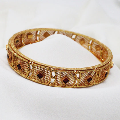 Net Design Stone bangle