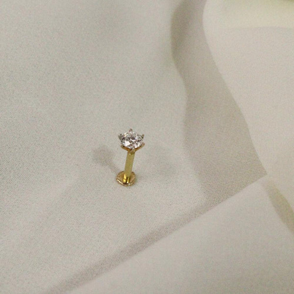 Single diamond nose pin on sale price