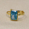 Blue Stone Finger Ring