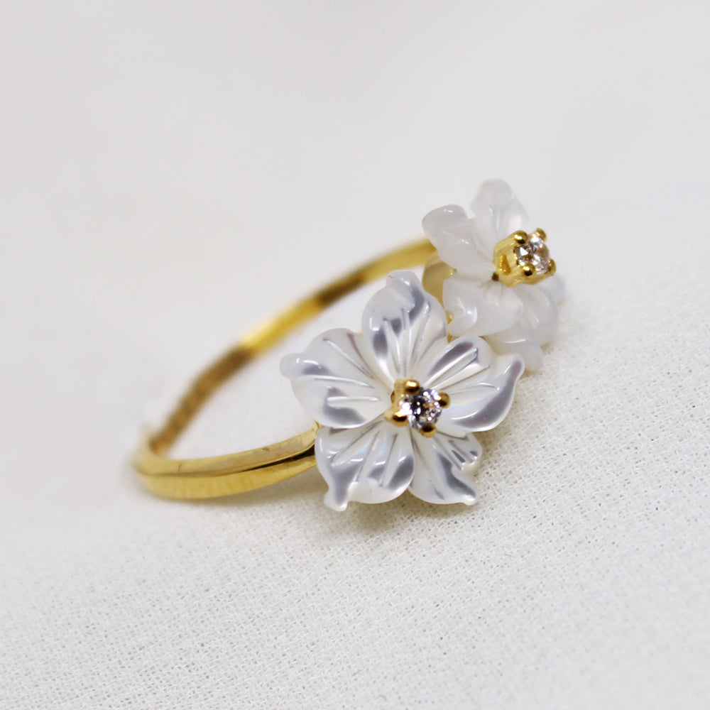 Double Flower ring