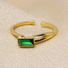 Green Stone Fingerring