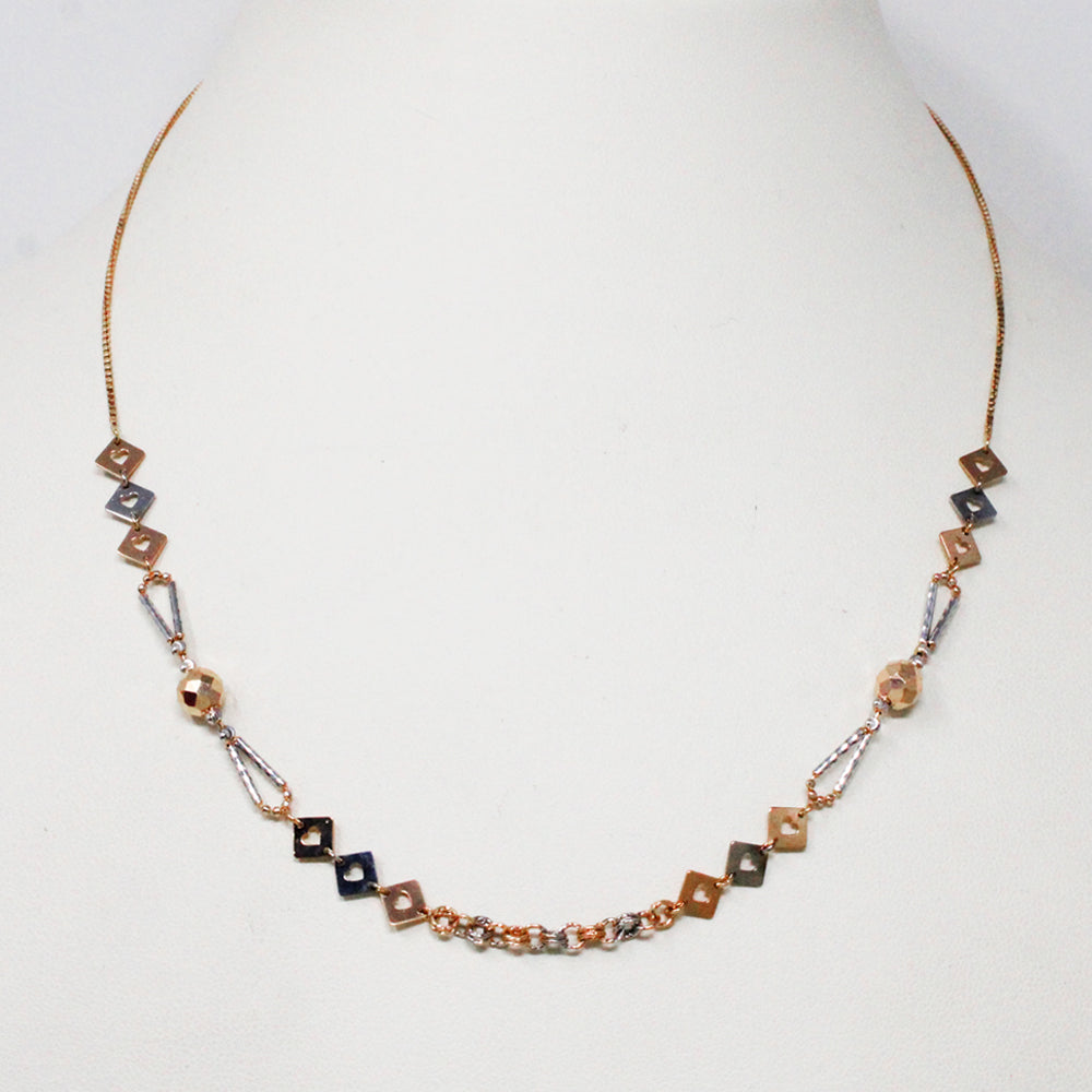Buy Diamond Shape Simple Chain in Kerala, India | Chungath Jewellery ...