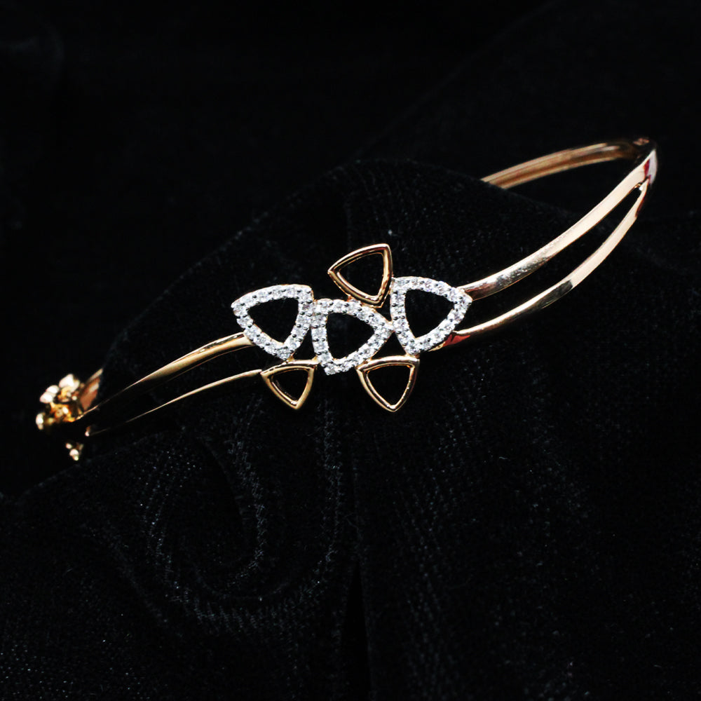 Triangular Bow Bangle Buy Multi Triangle Bangle in Kerala, India | Chungath Jewellery Online ...