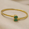 Green Stone Bangle