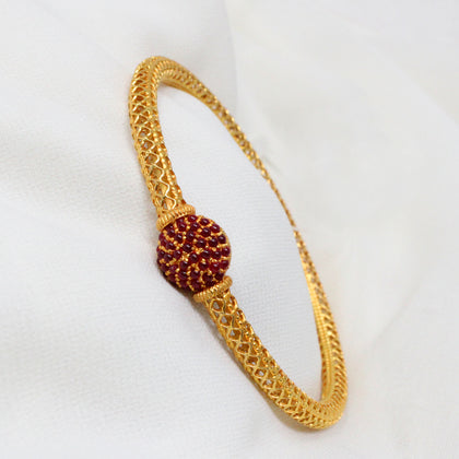 Stone embossed Bangle